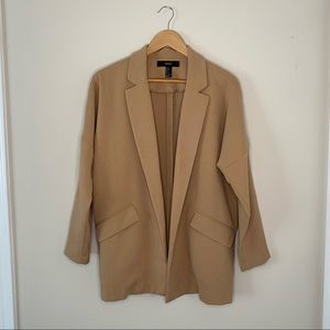 Forever 21 Tan Oversized Blazer